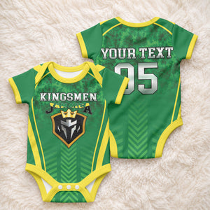Custom Jamaica 2026 Cricket Baby Onesie Go Champions