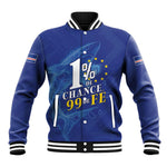 Custom Cape Verde Football Baseball Jacket Blue Sharks Still Undefeated