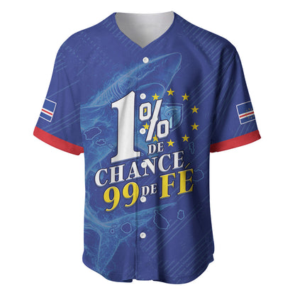 Custom Cape Verde Football Baseball Jersey Blue Sharks Still Undefeated