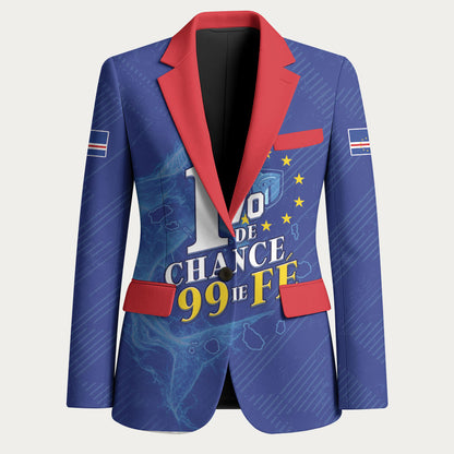 Custom Cape Verde Football Blazer Blue Sharks Still Undefeated
