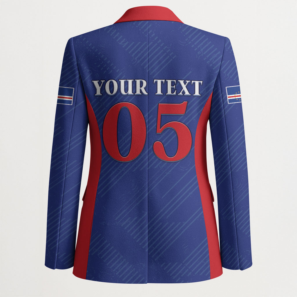 Custom Cape Verde Football Blazer Blue Sharks Still Undefeated