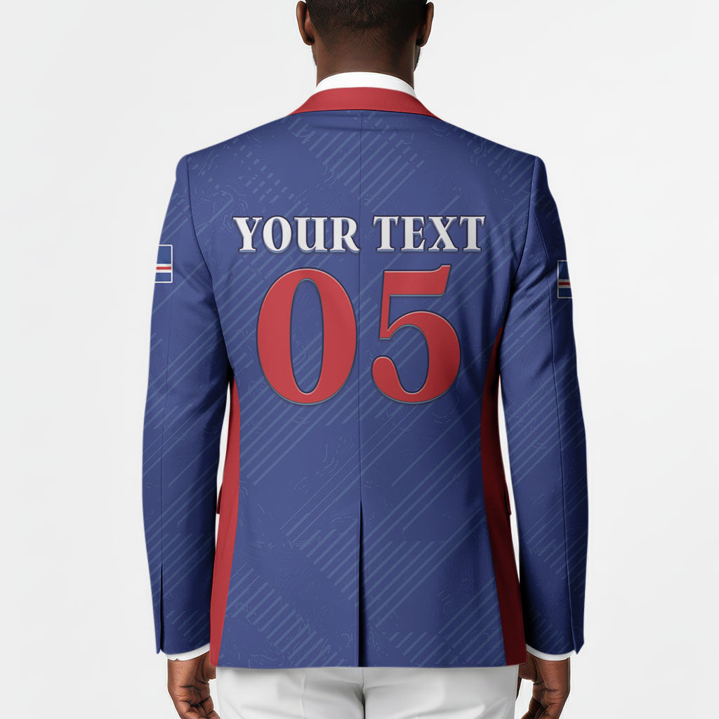 Custom Cape Verde Football Blazer Blue Sharks Still Undefeated