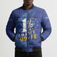 Custom Cape Verde Football Bomber Puffer Jacket Blue Sharks Still Undefeated
