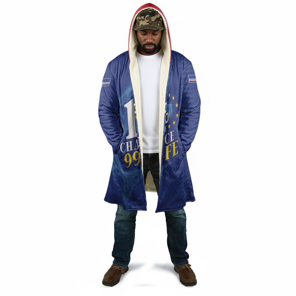 Custom Cape Verde Football Cloak Blue Sharks Still Undefeated