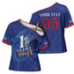 Custom Cape Verde Football Cross Shoulder Shirt Blue Sharks Still Undefeated