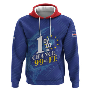 Custom Cape Verde Football Hoodie Blue Sharks Still Undefeated