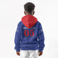 Custom Cape Verde Football Kid Hoodie Blue Sharks Still Undefeated