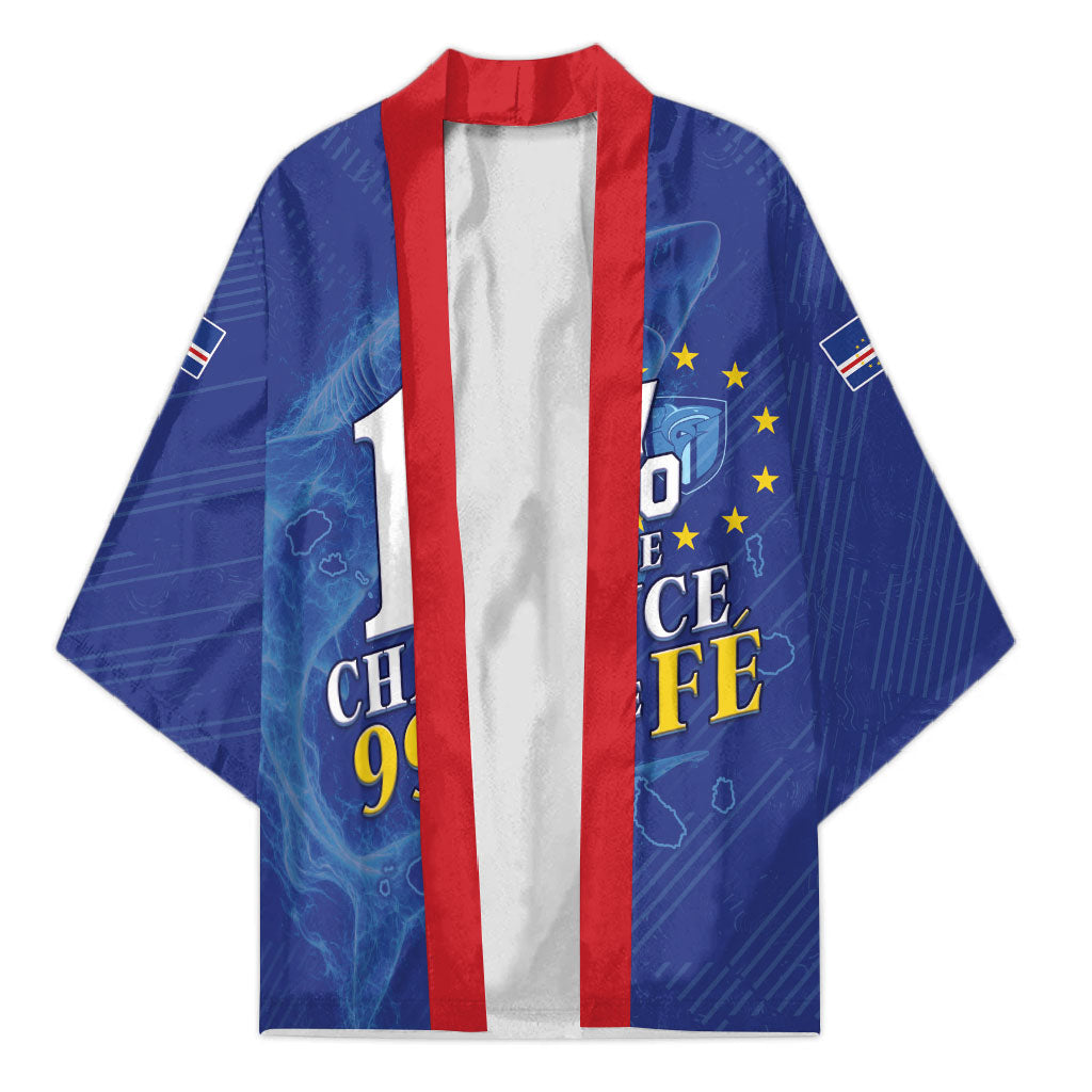 Custom Cape Verde Football Kimono Blue Sharks Still Undefeated