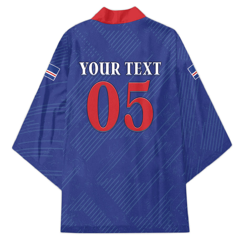 Custom Cape Verde Football Kimono Blue Sharks Still Undefeated