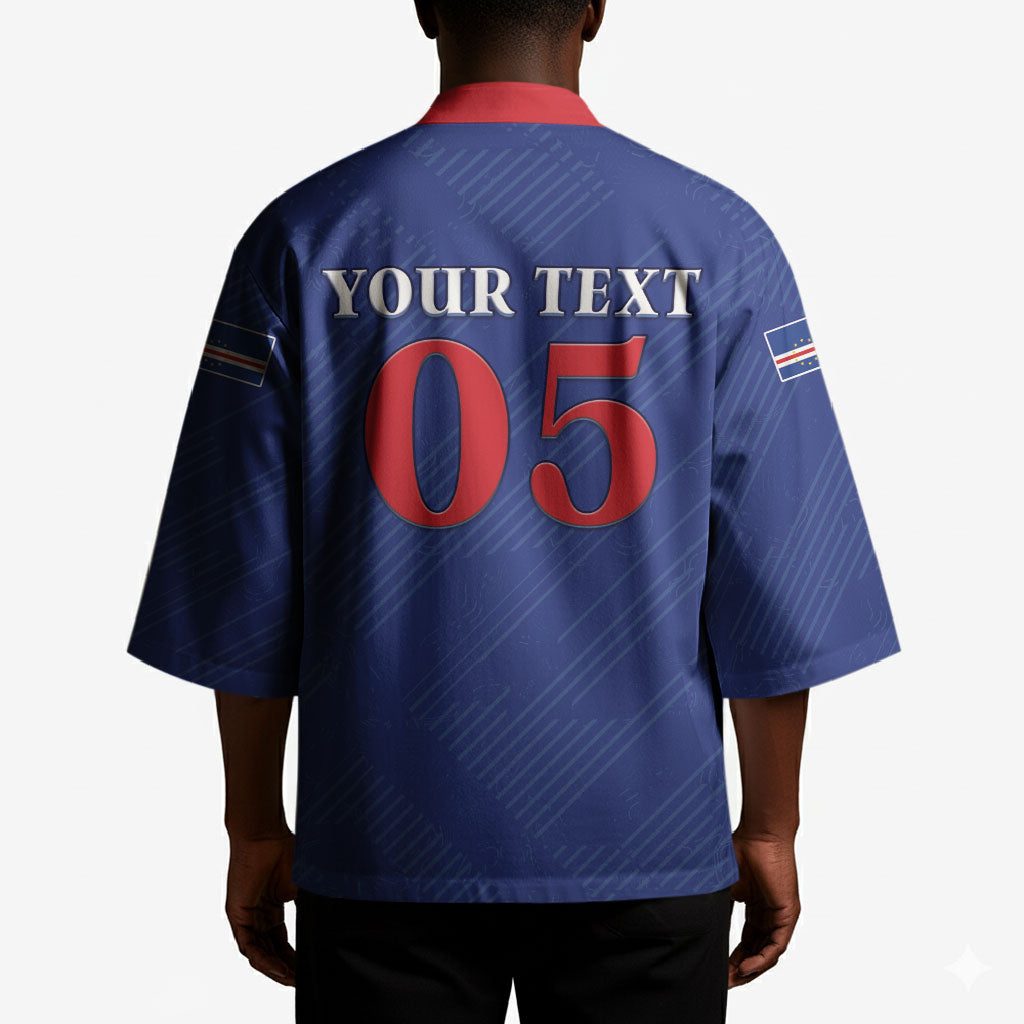Custom Cape Verde Football Kimono Blue Sharks Still Undefeated