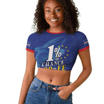 Custom Cape Verde Football Raglan Cropped T shirt Blue Sharks Still Undefeated
