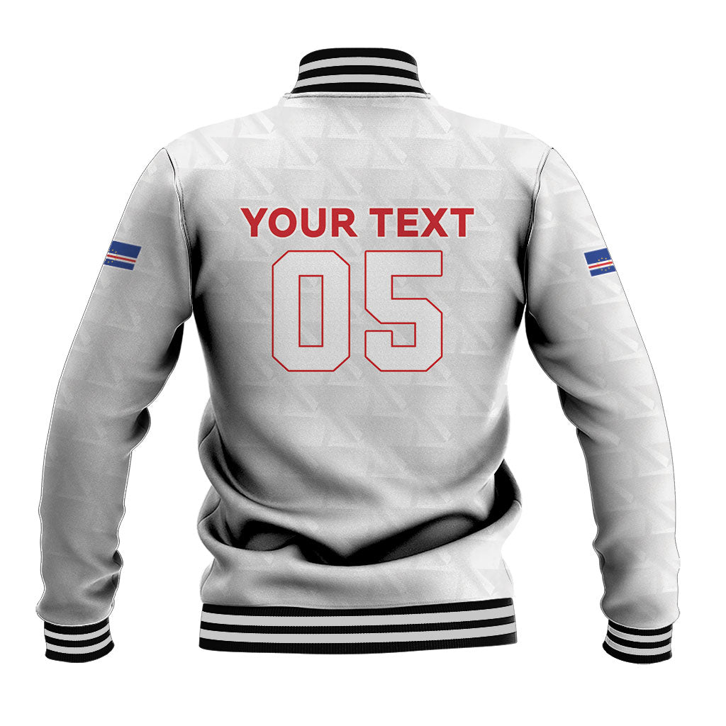 Custom Cabo Verde Baseball Jacket Blue Sharks Fear No Giants