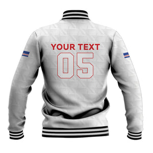 Custom Cabo Verde Baseball Jacket Blue Sharks Fear No Giants