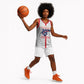 Custom Cabo Verde Basketball Jersey Blue Sharks Fear No Giants