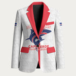 Custom Cabo Verde Blazer Blue Sharks Fear No Giants