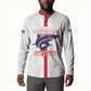 Custom Cabo Verde Button Sweatshirt Blue Sharks Fear No Giants