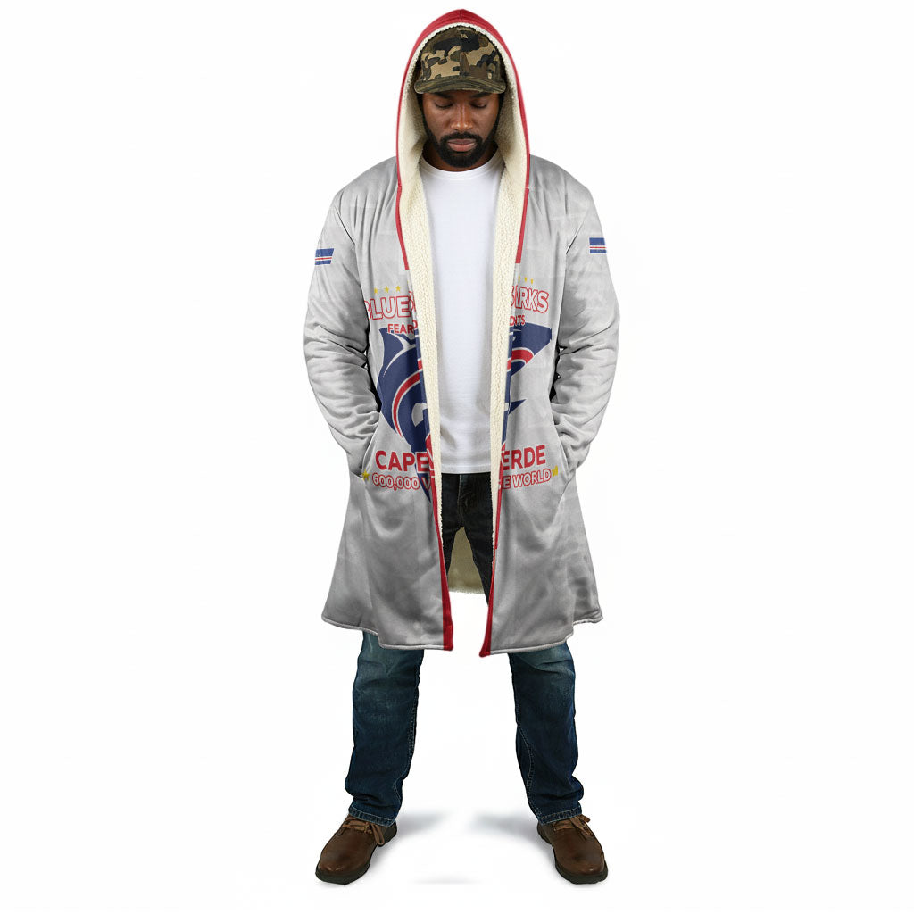 Custom Cabo Verde Cloak Blue Sharks Fear No Giants