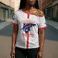 Custom Cabo Verde Cross Shoulder Shirt Blue Sharks Fear No Giants
