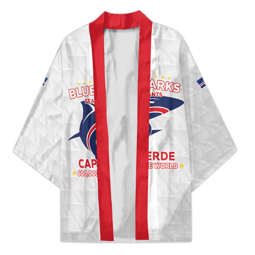 Custom Cabo Verde Kimono Blue Sharks Fear No Giants