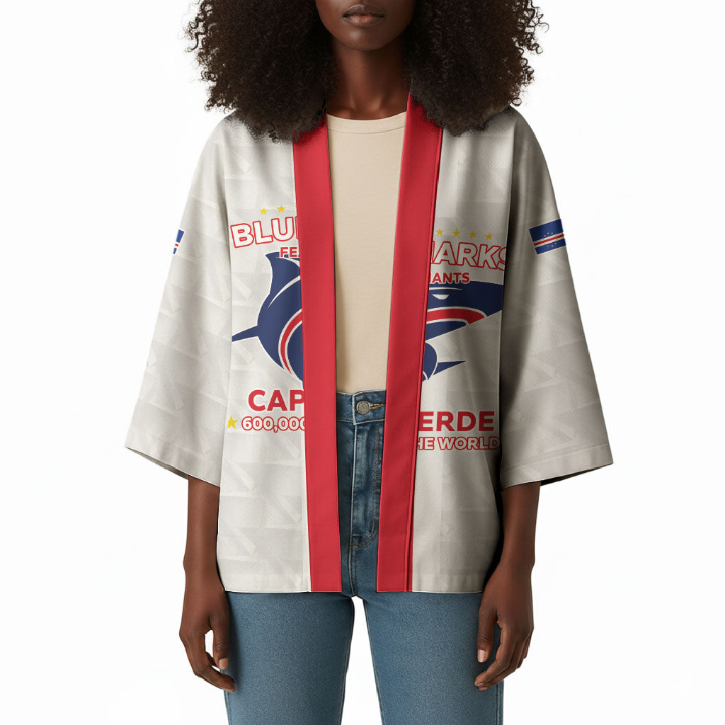 Custom Cabo Verde Kimono Blue Sharks Fear No Giants