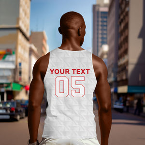 Custom Cabo Verde Men Tank Top Blue Sharks Fear No Giants