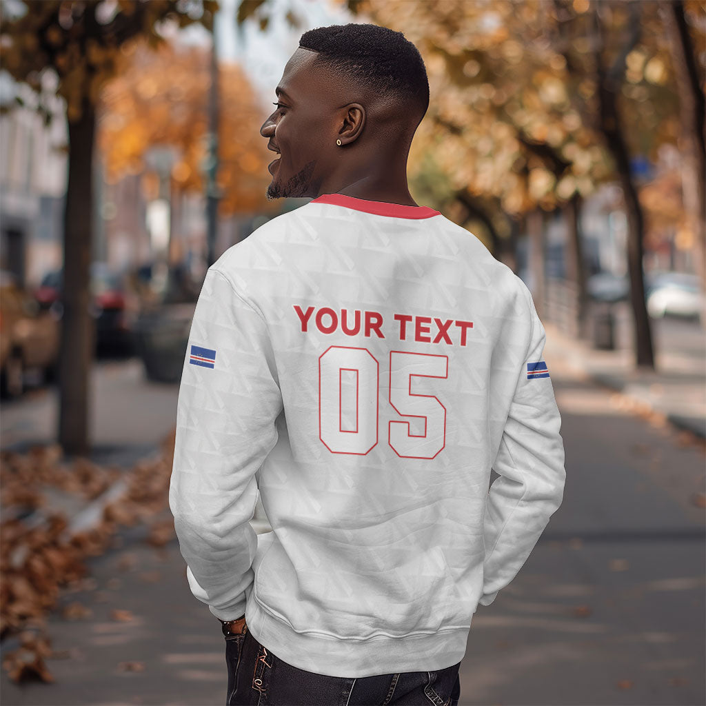Custom Cabo Verde Sweatshirt Blue Sharks Fear No Giants