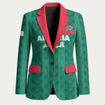 Custom Algeria Football 2026 Blazer Algerian Geometric Patterns