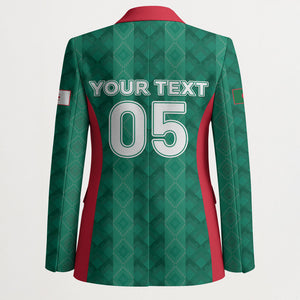 Custom Algeria Football 2026 Blazer Algerian Geometric Patterns