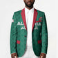 Custom Algeria Football 2026 Blazer Algerian Geometric Patterns
