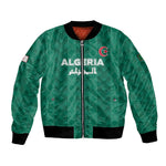 Custom Algeria Football 2026 Bomber Jacket Algerian Geometric Patterns