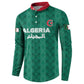 Custom Algeria Football 2026 Button Sweatshirt Algerian Geometric Patterns