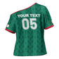 Custom Algeria Football 2026 Cross Shoulder Shirt Algerian Geometric Patterns