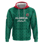 Custom Algeria Football 2026 Hoodie Algerian Geometric Patterns
