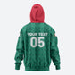 Custom Algeria Football 2026 Hoodie Algerian Geometric Patterns