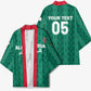 Custom Algeria Football 2026 Kimono Algerian Geometric Patterns