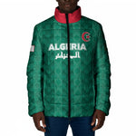 Custom Algeria Football 2026 Padded Jacket Algerian Geometric Patterns