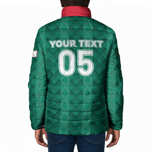 Custom Algeria Football 2026 Padded Jacket Algerian Geometric Patterns
