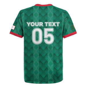 Custom Algeria Football 2026 Rugby Jersey Algerian Geometric Patterns