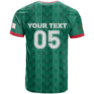 Custom Algeria Football 2026 T shirt Algerian Geometric Patterns