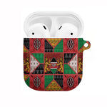 Kenya Christmas AirPods Case Patchwork Style