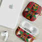 Kenya Christmas AirPods Case Patchwork Style