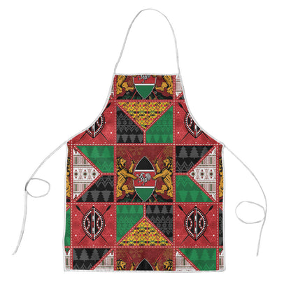 Kenya Christmas Apron Patchwork Style
