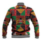 Kenya Christmas Baseball Jacket Patchwork Style