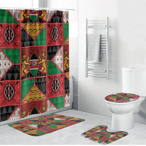 Kenya Christmas Bathroom Set Patchwork Style