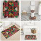 Kenya Christmas Bathroom Set Patchwork Style