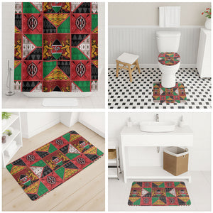Kenya Christmas Bathroom Set Patchwork Style