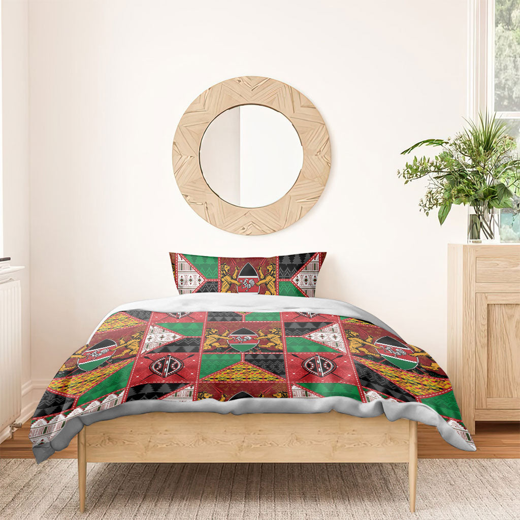 Kenya Christmas Bedding Set Patchwork Style