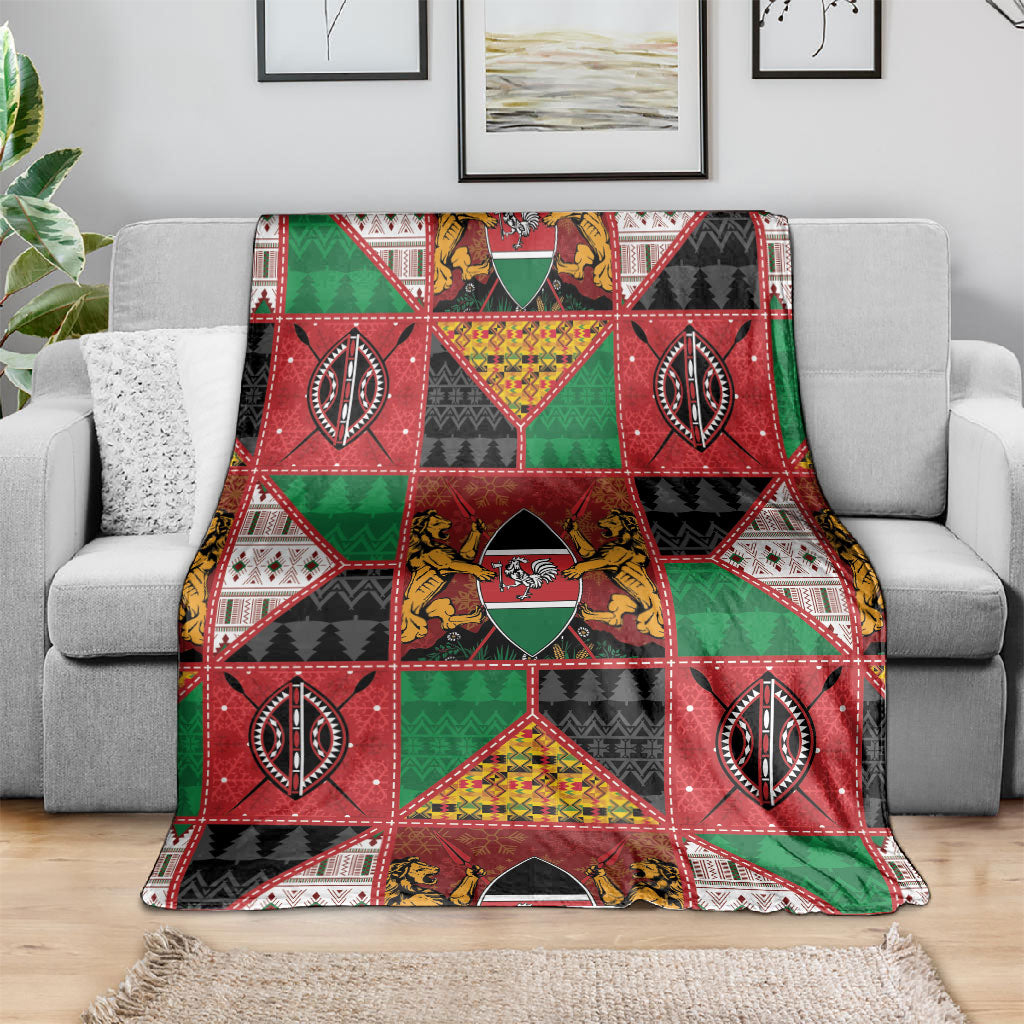 Kenya Christmas Blanket Patchwork Style