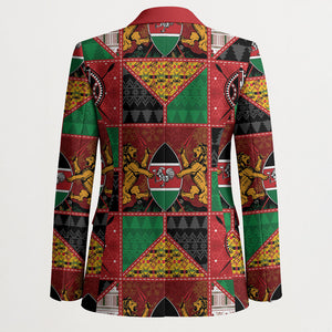 Kenya Christmas Blazer Patchwork Style