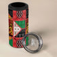 Kenya Christmas 4 in 1 Can Cooler Tumbler Patchwork Style